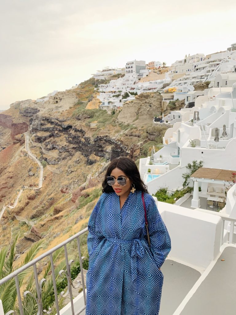 Liz Olusesan Katikies Santorini Hotel Review