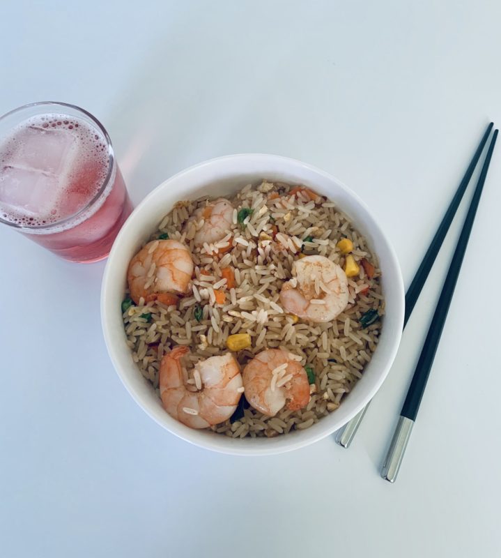 homemade kingprawn fried rice by liz olusesan